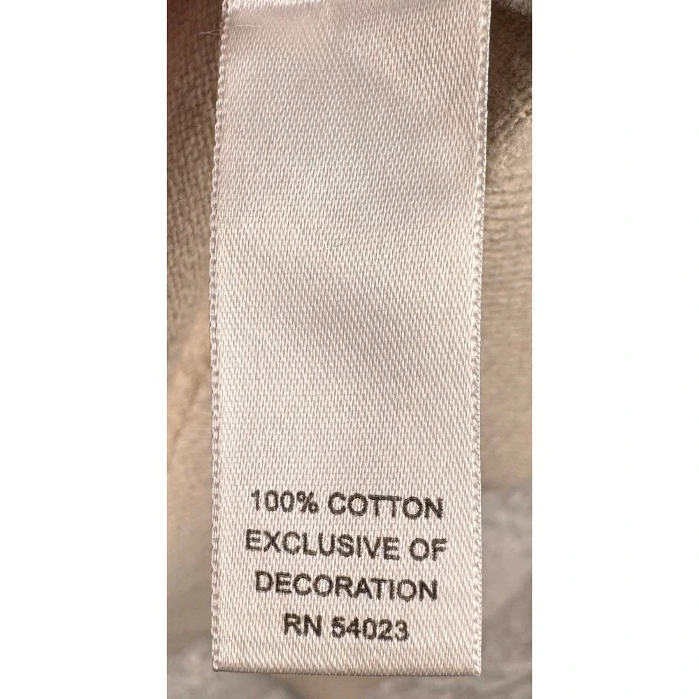 Banana‎ Republic Sweater Mens XL Mock Neck Half Zip Pullover Long Sleeve Ivory